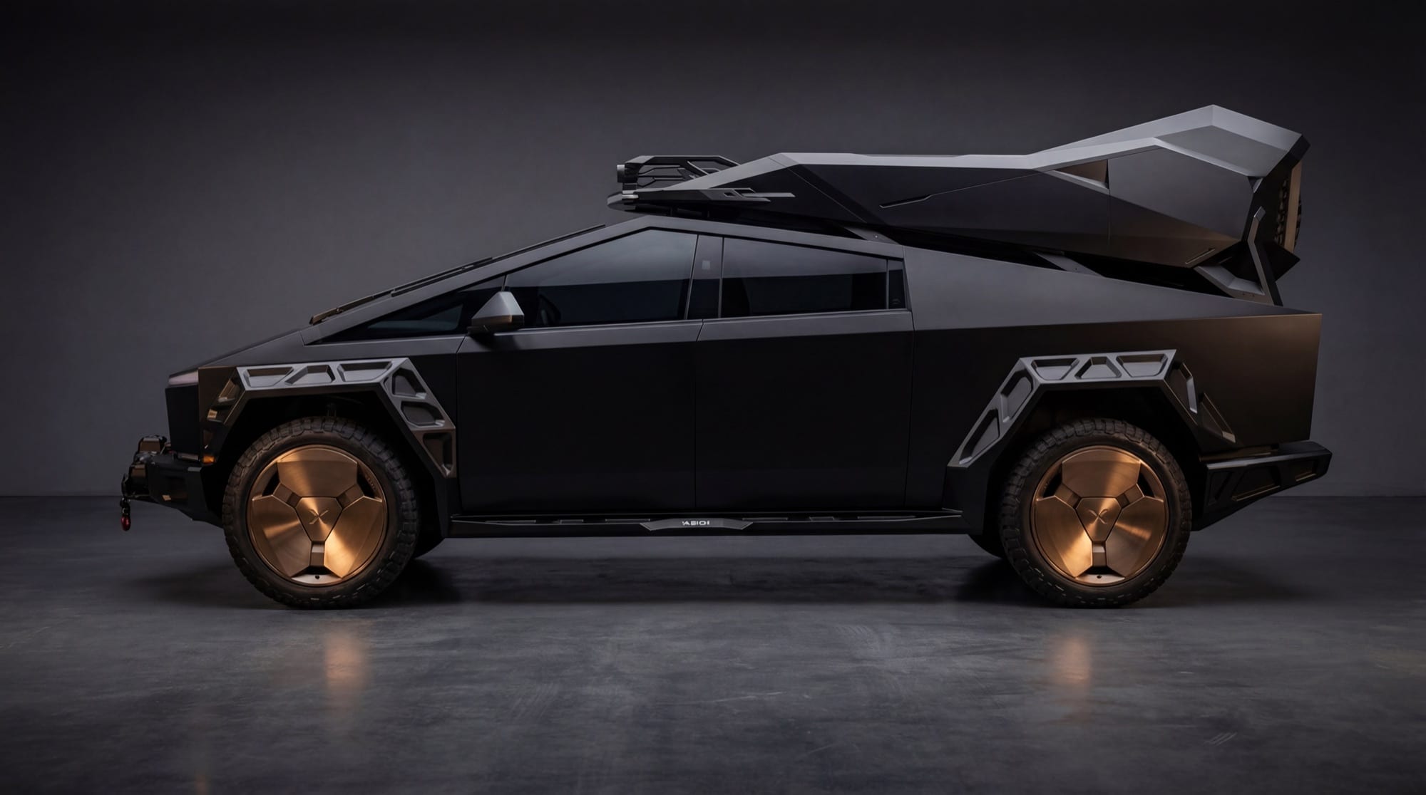 Xolaris exterior program on Cybertruck (render)