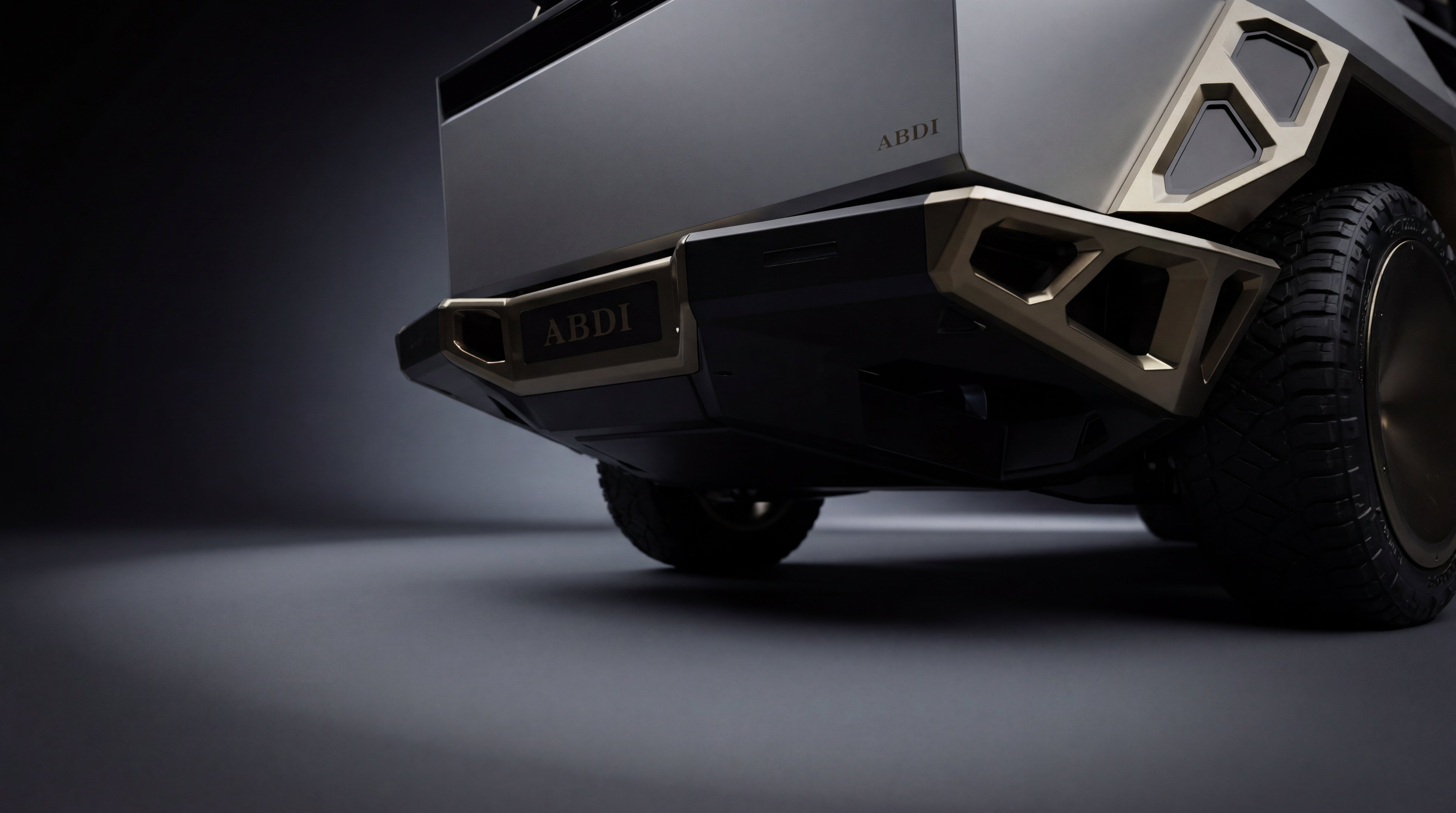Cybertruck with Xolaris rear bumper